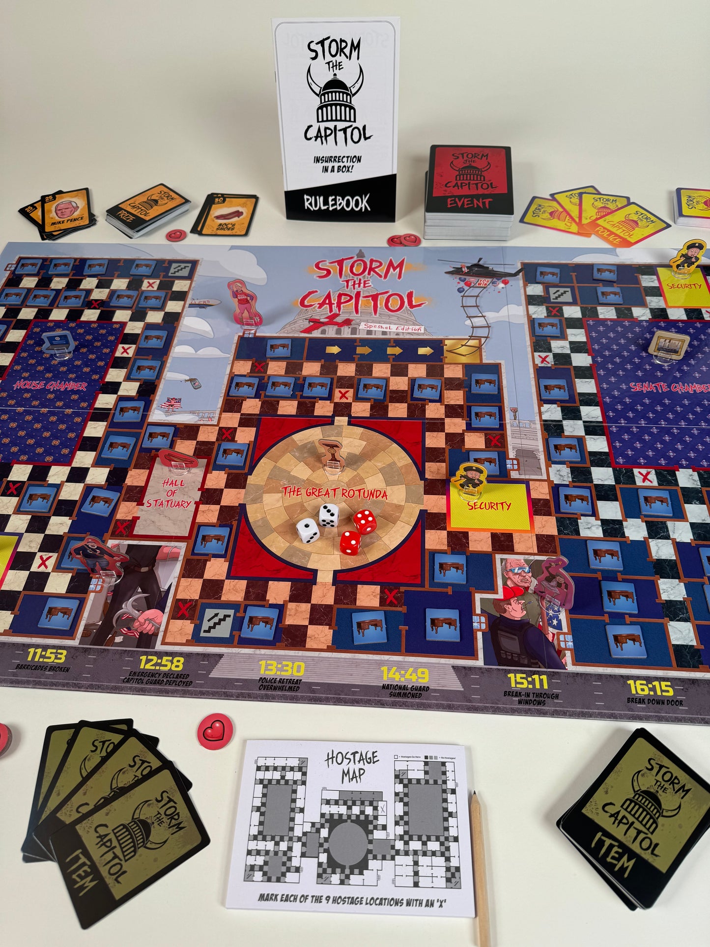 Storm the Capitol Board Game - 20% off ELECTION SEASON SPECIAL $39.99!!!