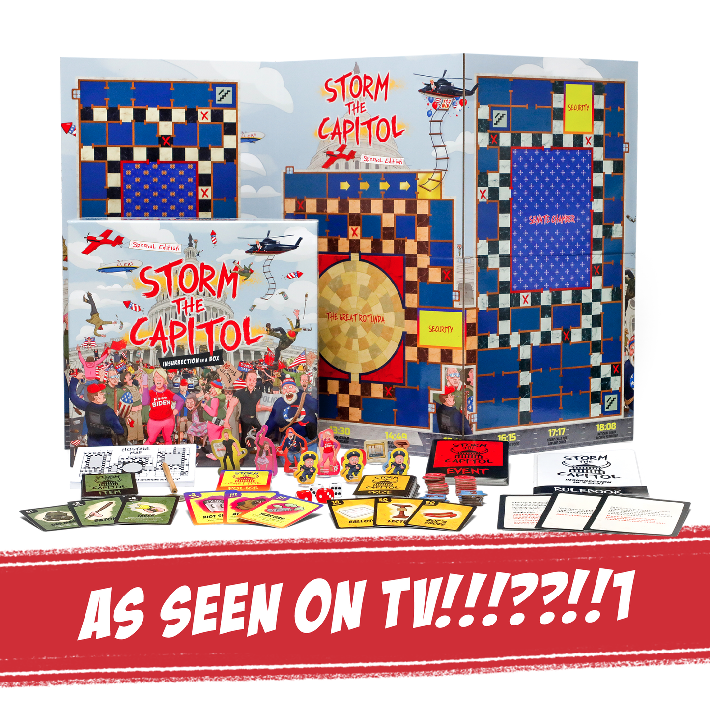 Storm the Capitol Board Game - 20% off ELECTION SEASON SPECIAL $39.99!!!